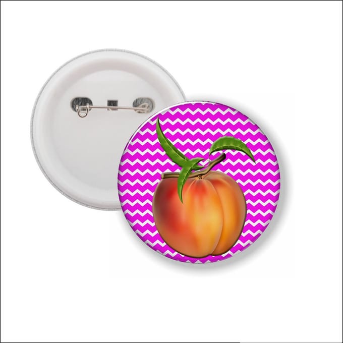 Button Met Speld - Fruit