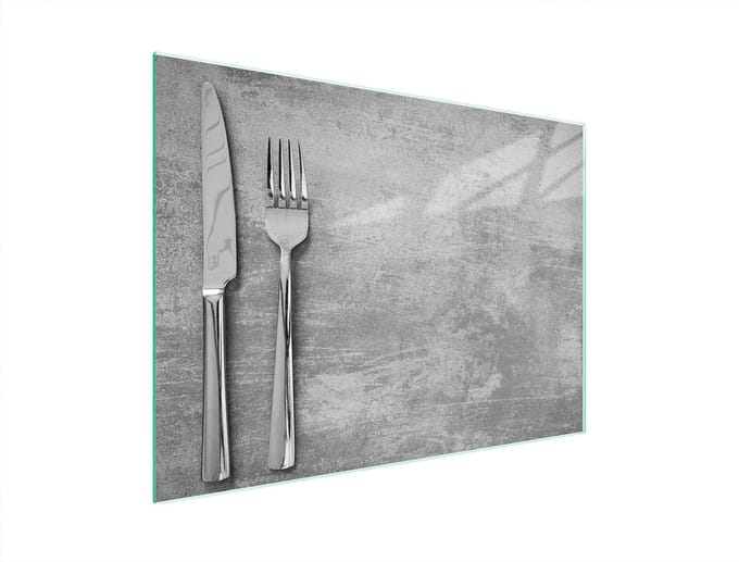TMK ArtDeko Serie - Snijplank - Glas - 40x30cm - Antislip