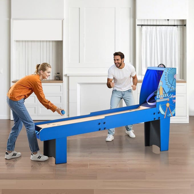 8 ft Roll & Score Arcade Speltafel Elektronische Scorer Speelkamer 4 Ballen