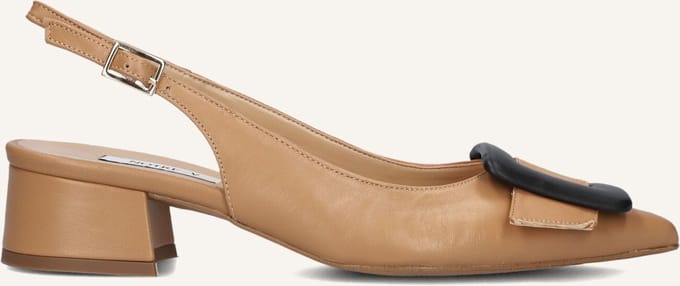 Notre-V 3341 Hakken Dames - Camel - Maat 39