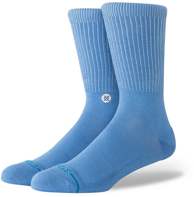 Stance heren casual sokken icon pop crew blauw