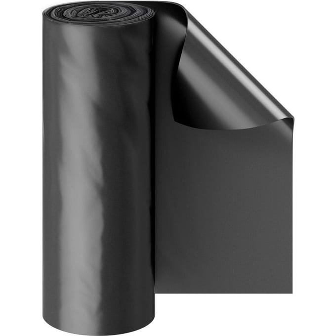 4Mil Plastic Folie Rol 3 x 50 FT Heavy Duty Polyethyleen Zwart