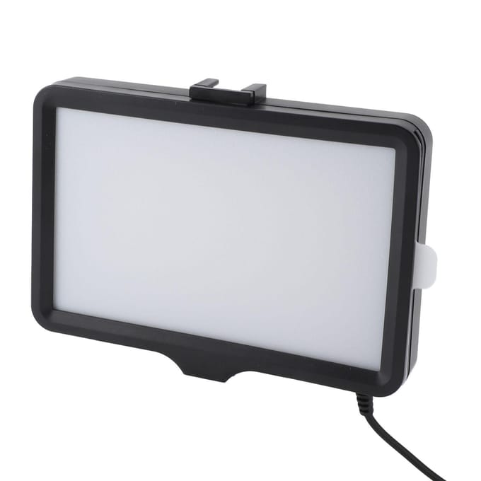 LED Camera Videolamp met RGB-filter USB-voeding Draagbare Fotografieverlichting Dimbaar LED-paneel black