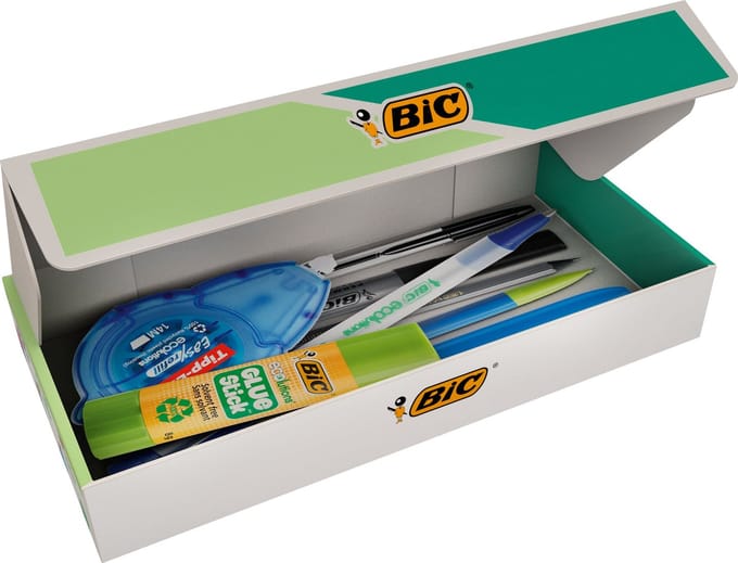 BIC Eco-Friendly Schrijfwarenset Home and Office Set van 9 stuks