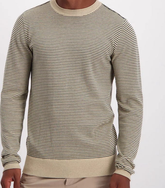 Saint Steve Ludo Beige Melange Trui - Maat XXL