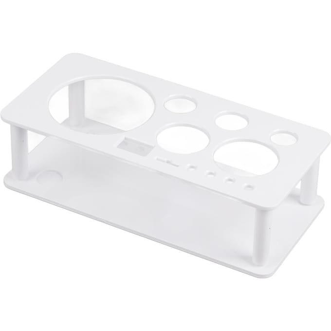 Bartender Kit Stand Ruimtebesparend Organiseren Opslag Plastic Bartending Gereedschapshouder voor Bar Huis S white