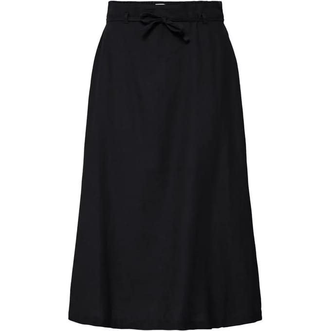 Midirok van mix van linnen en viscose model 'LINNO'