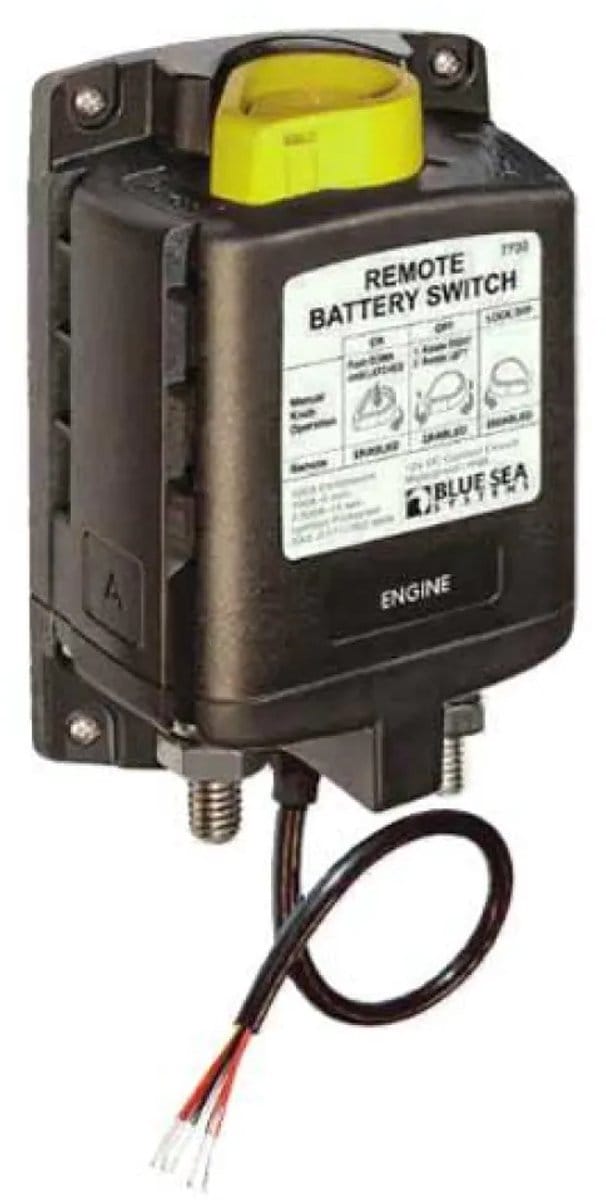Afstandbedienbare accu schakelaar ook handmatig switch (12V) (BS7700)
