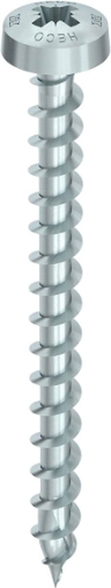 Heco Topix-Plus Schroeven - Pozidrive rondkop - 5x 40mm - Voldraad (200 stuks)