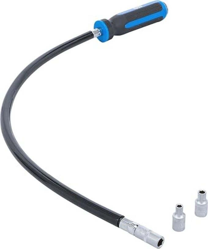 Slangklem-schroevendraaierset 6,3 mm (1/4") met 3 Dopsleutels en Slipvaste Handgreep