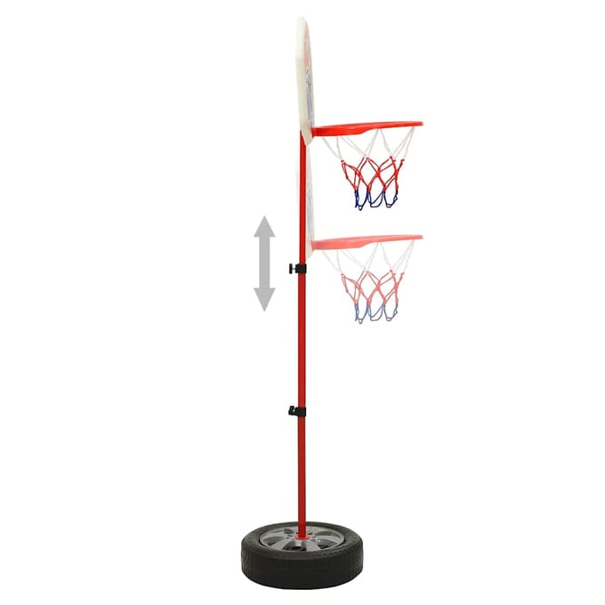 Vidaxl Basketbalspel Set Voor Kinderen, Verstelbaar, 120 Cm