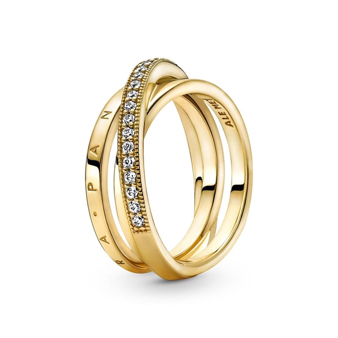 Pandora 169057C01-56 - Ring (sieraad) - Verguld metaal