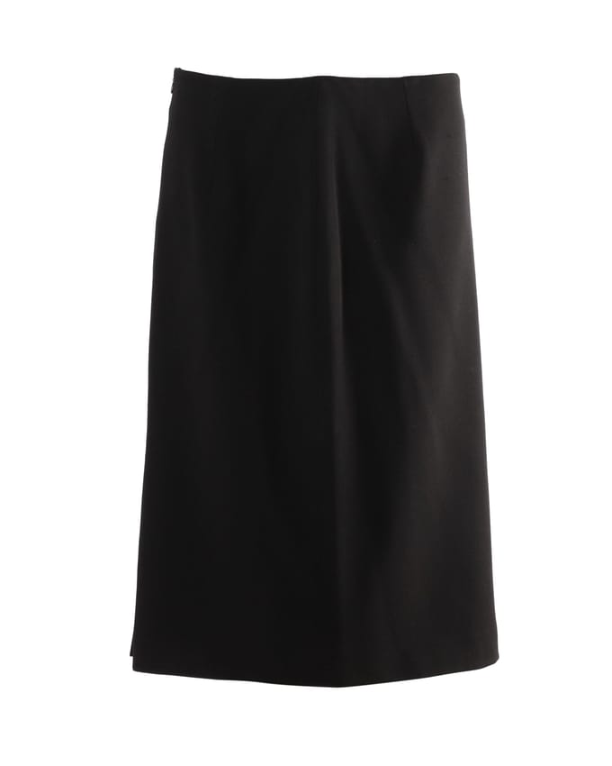 Max Mara midi-rok in zwart triacetaat