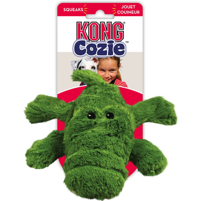 KONG Cozie Ali Alligator Maat M Hond