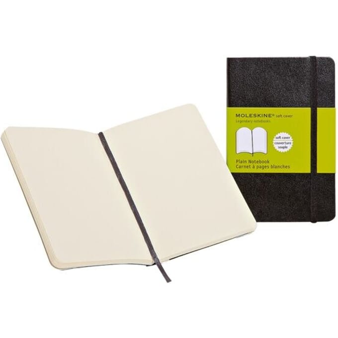 Moleskine Classic Notitieboek - Large - Softcover - Blanco - Zwart