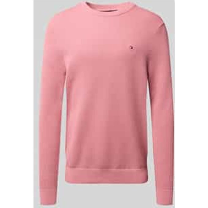 Regular fit gebreide pullover van zuiver katoen