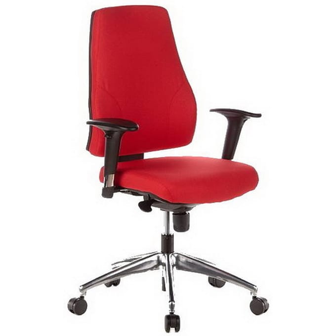 hjh office Pro-Tec 200 - Bureaustoel - Stof - Rood