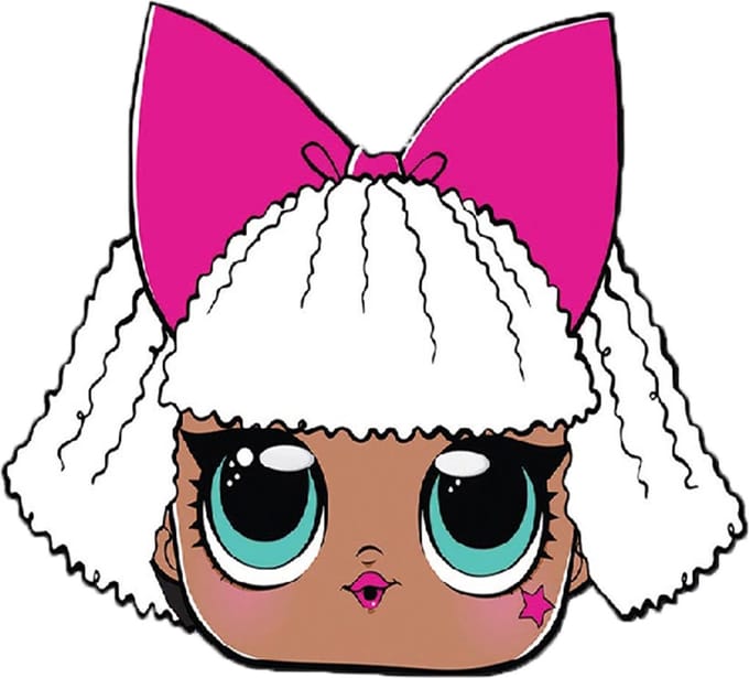 RUBIES FRANCE - Kartonnen Diva LOL Surprise masker