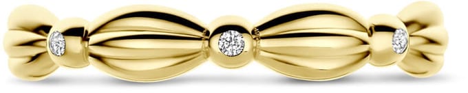 14K Geelgouden Ring met Zirkonia 4034986 – 3,5 mm