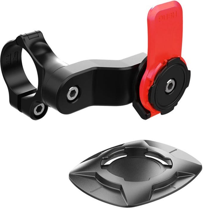 Techvavo® Telefoonhouder Fiets – Fiets Telefoonhouder & Motorhouder – 360° Draaibaar – Security Lock – Universele Smartphone Houder – Zwart