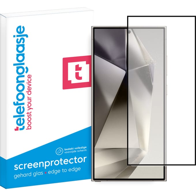 Samsung Galaxy S24 Ultra 5G screenprotector gehard glas Edge to Edge