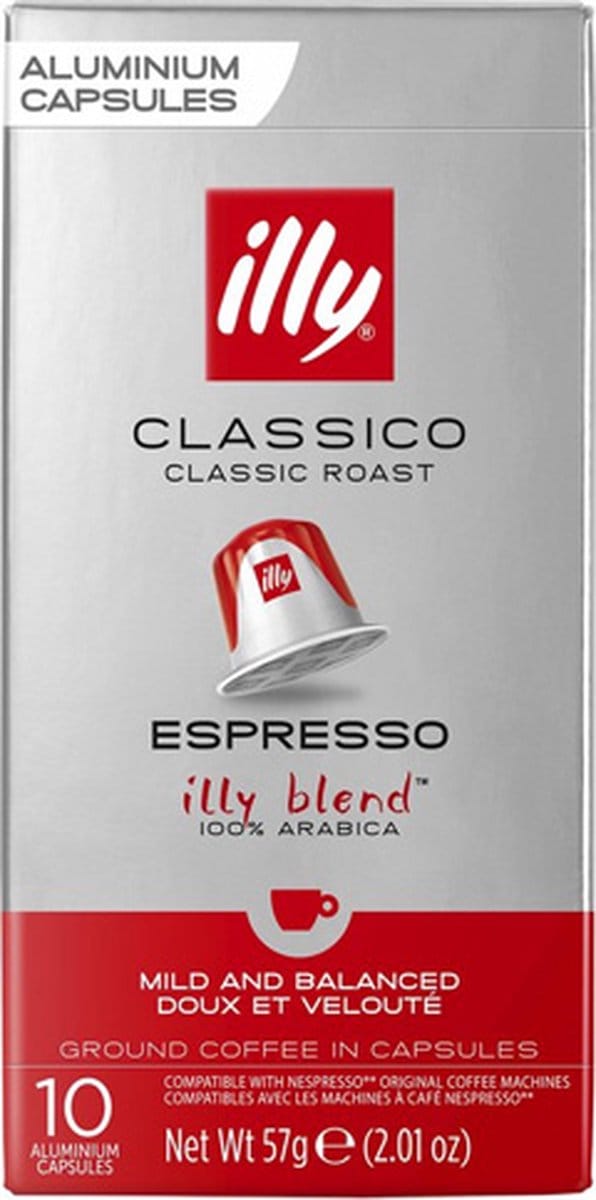illy Espresso Classico Koffiecups - Intensiteit 5/9 - 10 x 10 capsules