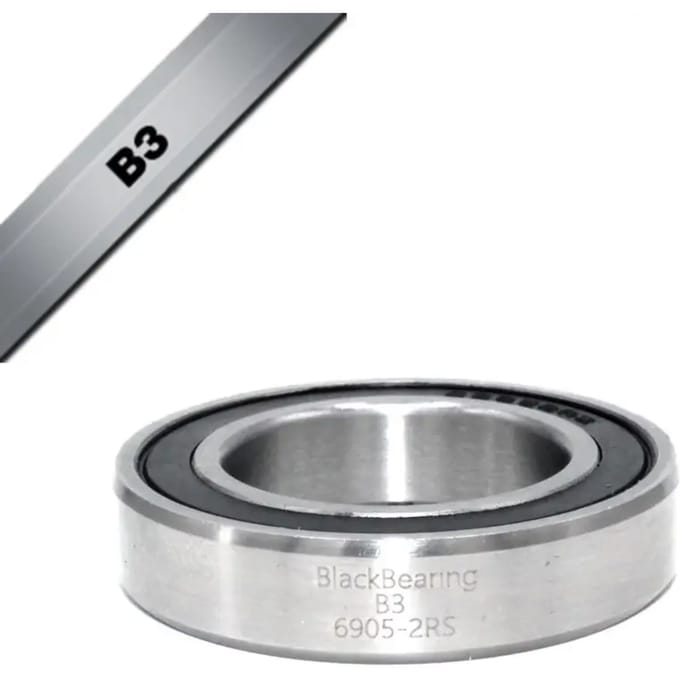 Lager Black Bearing B3 - 6905-2RS - 25 x 42 x 9 mm