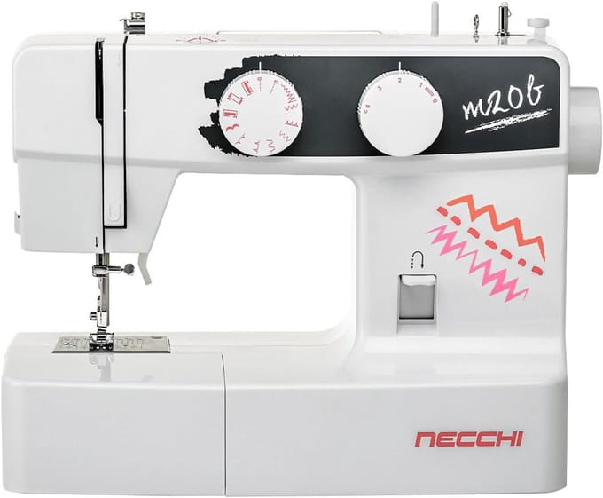 Naaimachine - Naaimachine met vrije arm - Klusjes in huis - 15 naaiprogramma's - Normale grootte - Wit