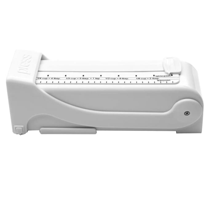 Boter Kaas Snijder Maatdispenser Bewaarder Multifunctionele Handheld Voedsel Maatdispenser Voor Kaasblok Boter white