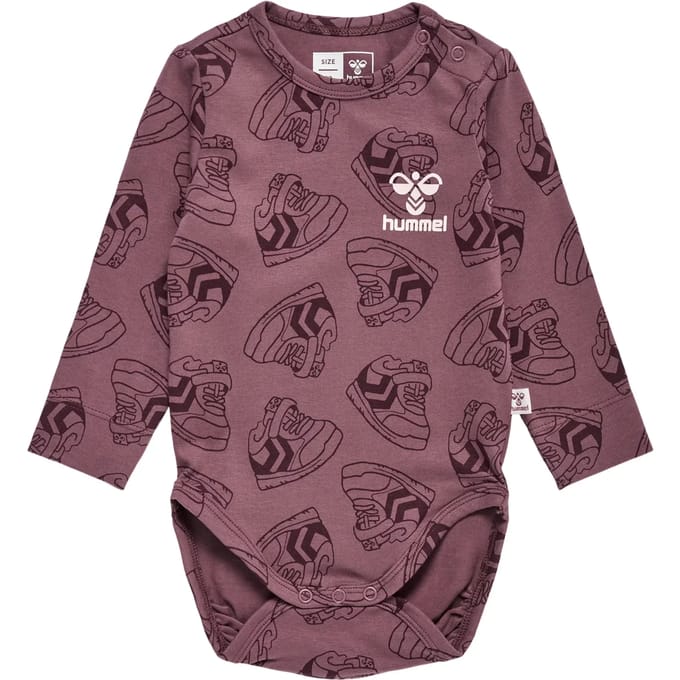 Hummel kinderbody met lange mouwen Hmlsneaker L/S 221108
