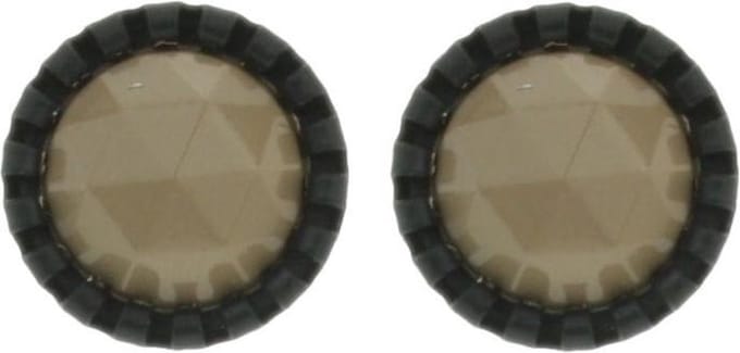 Behave - Oorstekers - Rond 1,3 cm - Taupe