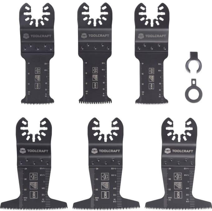 TOOLCRAFT TO-10283856 Multitool toebehorenset Chroom-vanadium staal 3 set(s)