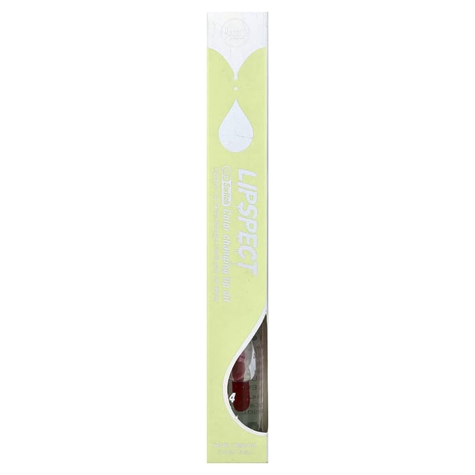 J.Cat Beauty, Lipspect Lip Sensor, Kleurveranderende Lipolie, LLO 104 Apple-y Ever After, 3 ml (0,1 floz) white