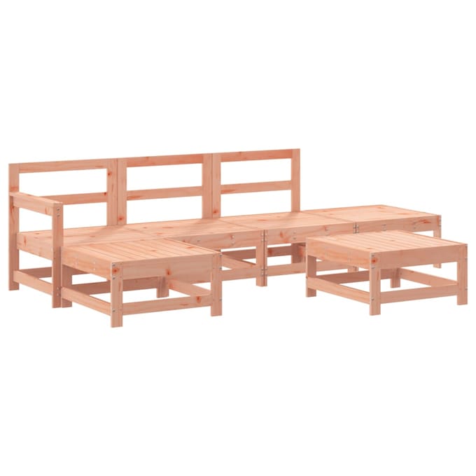 vidaXL - 6-delige - Loungeset - massief - douglashout