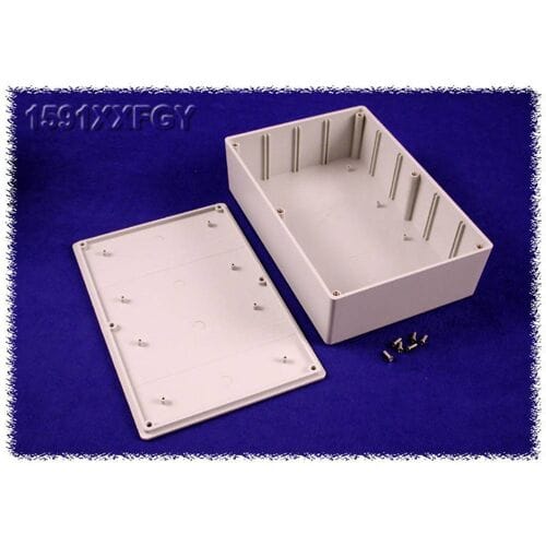 Hammond Electronics 1591XXFGY Universele behuizing 221 x 150 x 64 ABS Grijs 1 stuk(s)