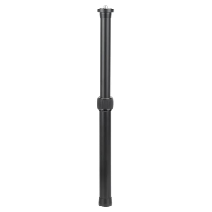 2-delige Uitschuifbare Buis Aluminiumlegering Statief Centerverlenger met 1/4in 3/8in Schroef gray