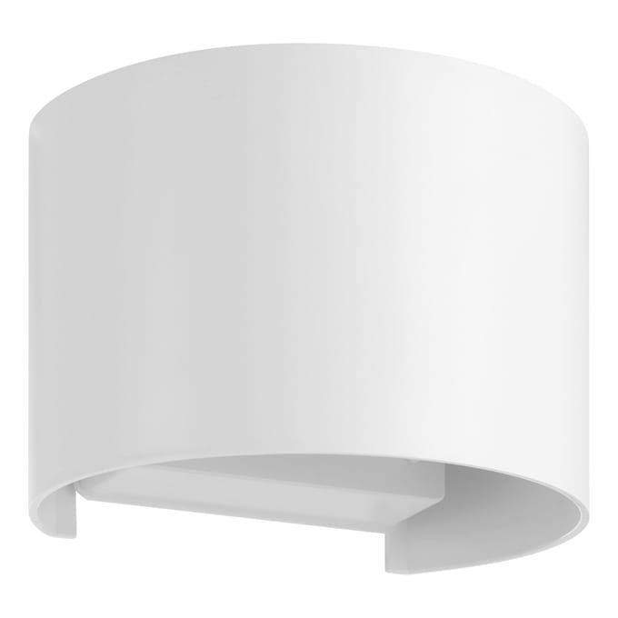 EGLO Barcarola-E Wandlamp Buiten - LED - 13 cm - Wit/Transparant