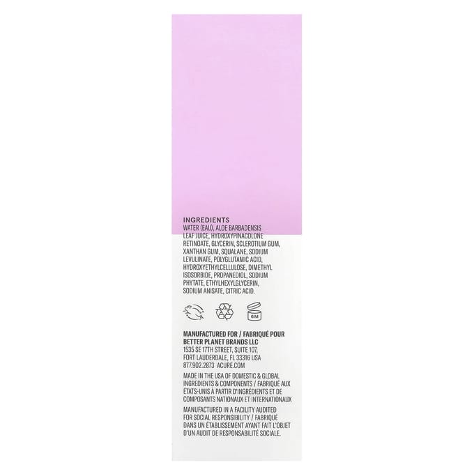 ACURE, Radically Rejuvenat Retinoid Night Complex™, Serum, 1 fl oz (30 ml) white
