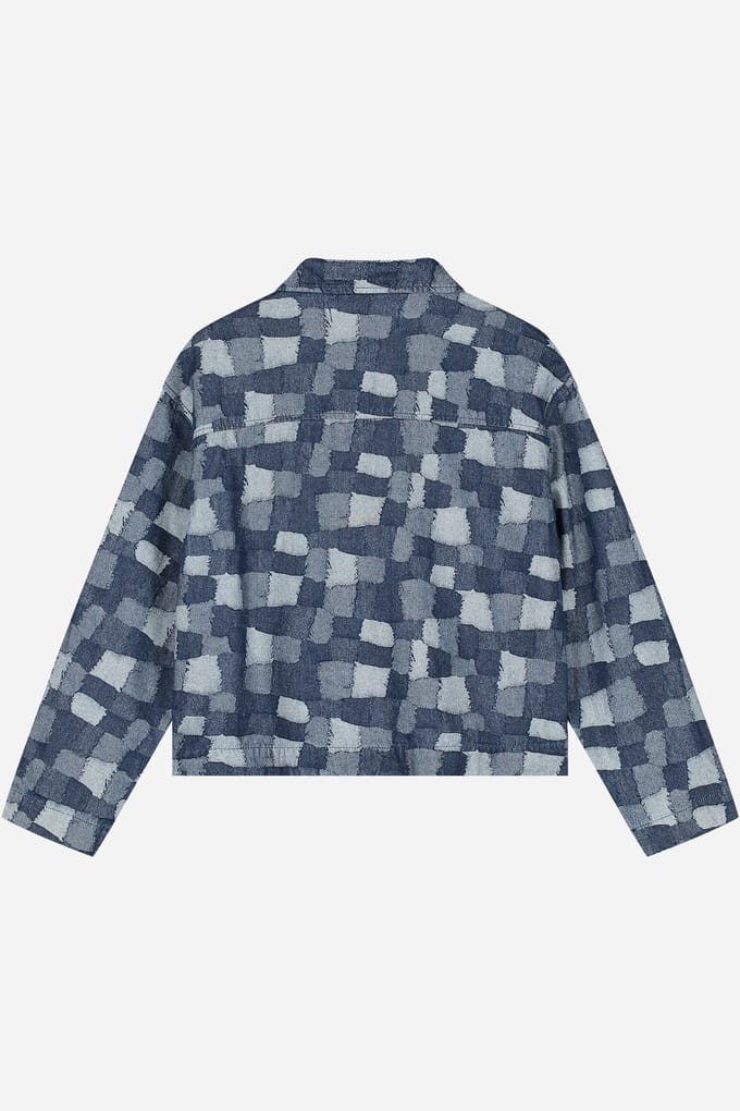 We Are Labels Nous Sommes Labels – Vinnie Patchwork Jacket Blue Taglia: L | Giacche di jeans Outlet | Donna | Blu