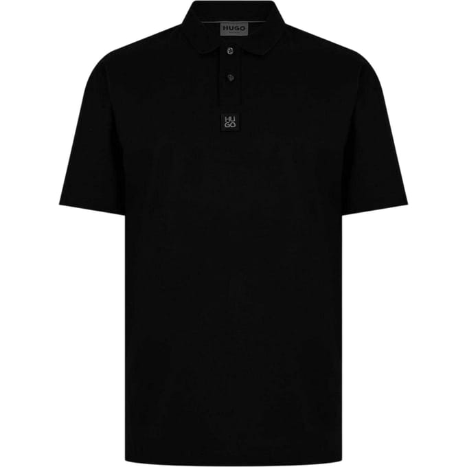 Hugo Mannen Deabono Logo Polo Shirt (Zwart)