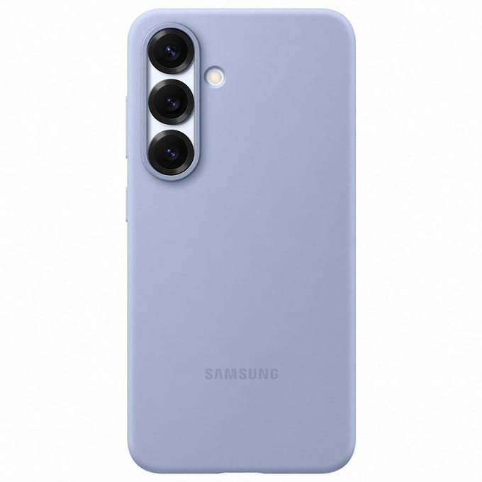 Originele Silicone Backcover voor de Samsung Galaxy S25 - Lichtblauw