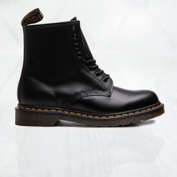 Dr. Martens 1460 Glad Leer Veterschoen Zwart Unisex Sneakers 11822006 36 black