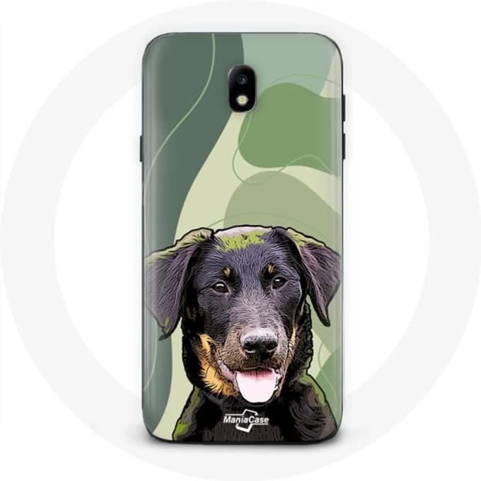 Coque - Samsung - Galaxy J3 2017 - Noir - Beauceron - Souple noir