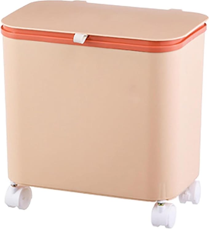 Compostbak Keuken - Afvalbak GFT - Afval Scheiden - Schuifdeksel - 13 x 8.3 x 13.4 inch - Wit