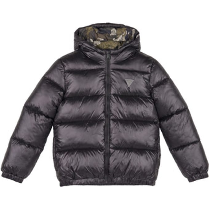 Guess  Donsjas POLYESTER HOODED LS PUFFER JACKET