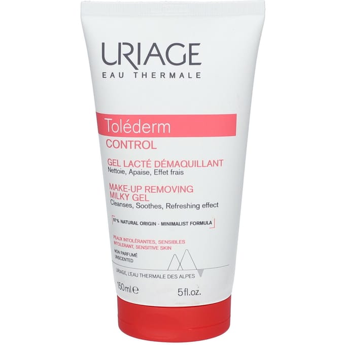 Uriage Toléderm Control Make-up Removing Milky Gel Intolerant to Sensitive Skin 150