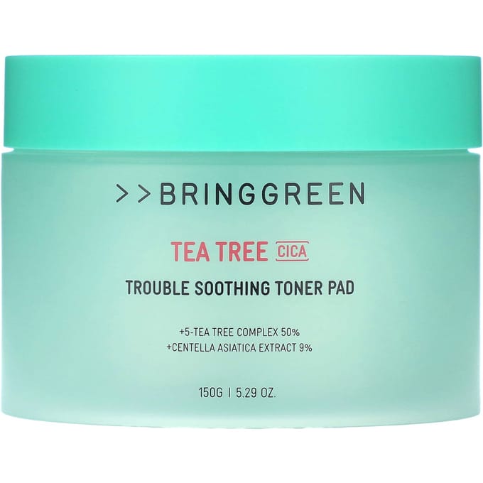 Bringgreen, Tea Tree Cica, Tampon tonique apaisant, 150 g (5,29 oz) blue