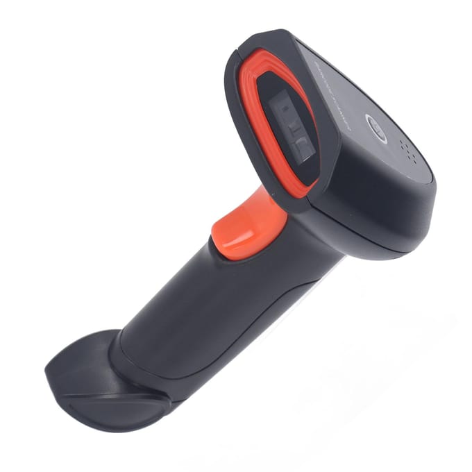 1D Barcodescanner 2.4G Draadloos Rood Licht Barcodelezer Rood Licht Handheld CCD Scanpistool voor black