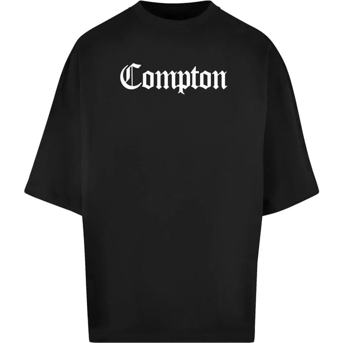 Mister Tee - Compton Huge Heren Tshirt - S - Zwart