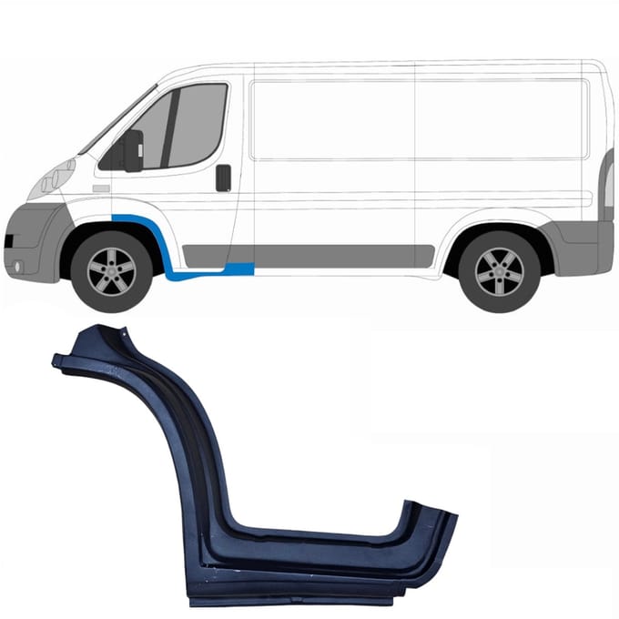 Reparatie dorpel voorste deuren voor Citroen Jumper 2006-2025 / Links